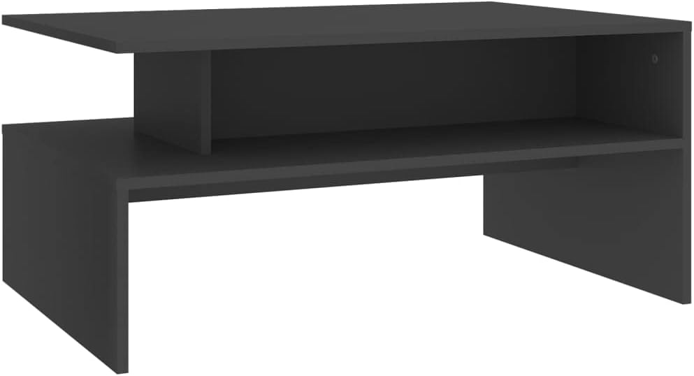 vidaXL Coffee Table Grey 90×60×42.5 cm