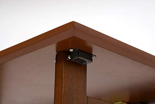 Hagihara VT-7811DBR Side Table Dark Brown 65 cm