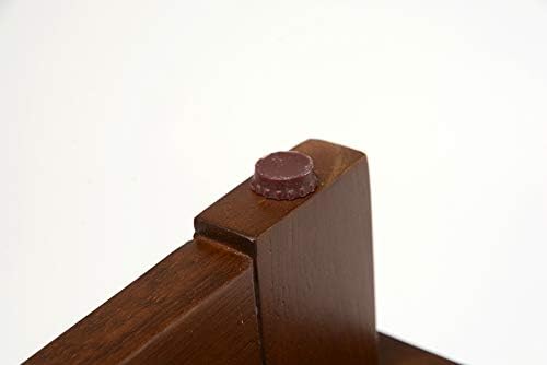 Hagihara VT-7811DBR Side Table Dark Brown 65 cm