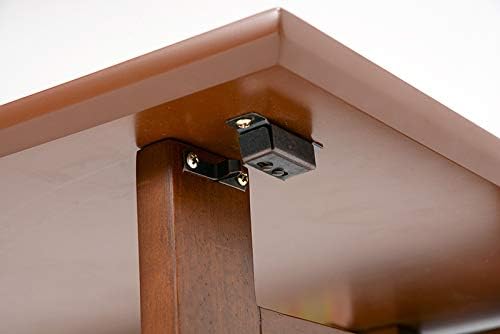 Hagihara VT-7811DBR Side Table Dark Brown 65 cm