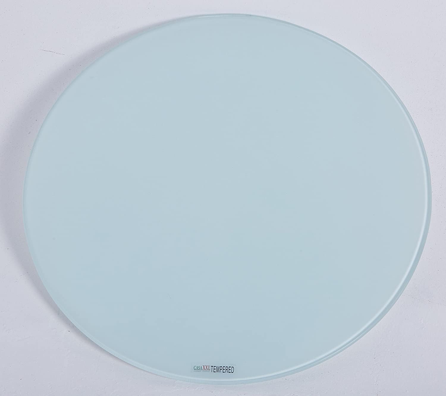 Euro Tische Round Glass Table Top 30 cm White