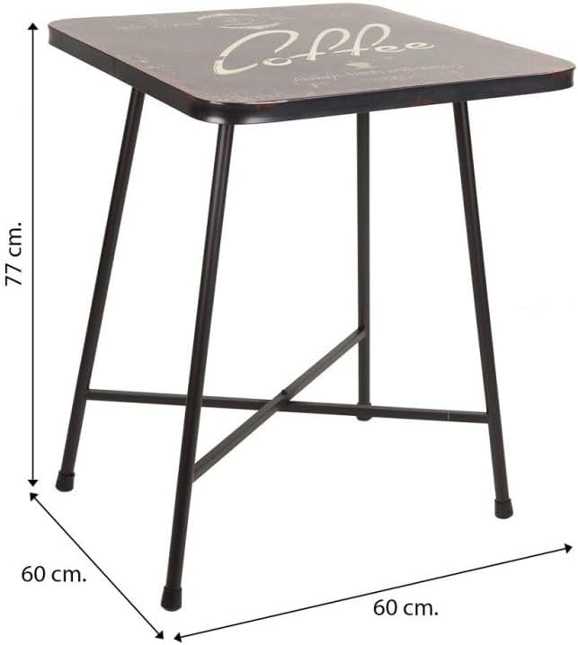 Mesa Cuadrada De Metal