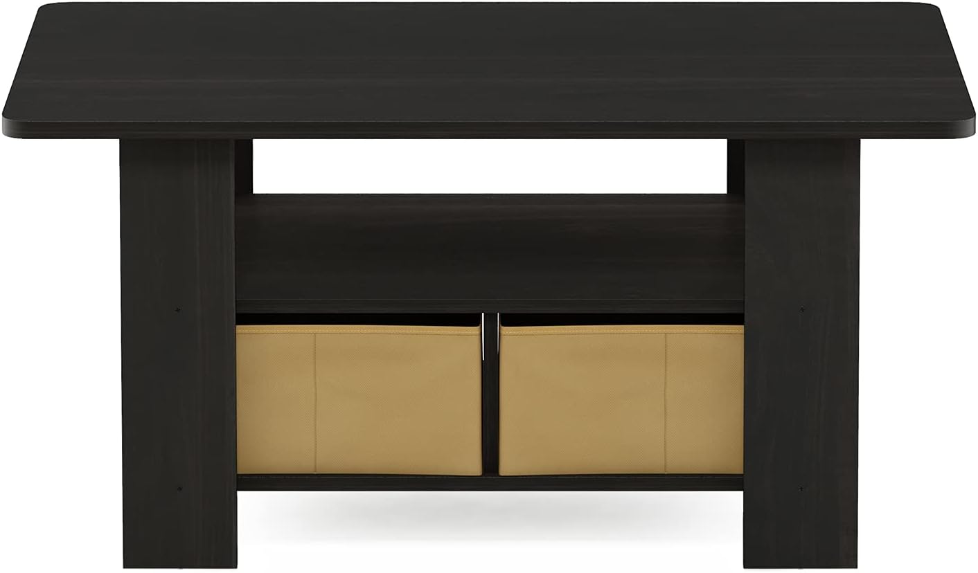 Furinno Andrey Coffee Table Grey/Black