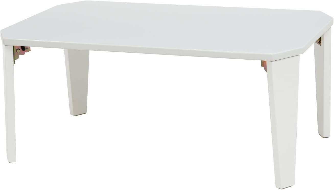 Hagiwara 7550CB Folding Low Table 75 cm Clear Black