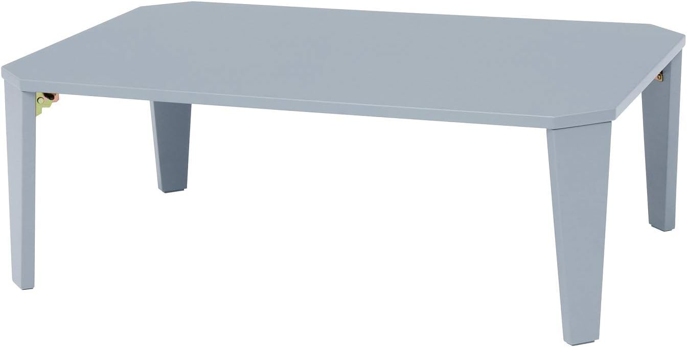 Hagiwara 7550CB Folding Low Table 75 cm Clear Black