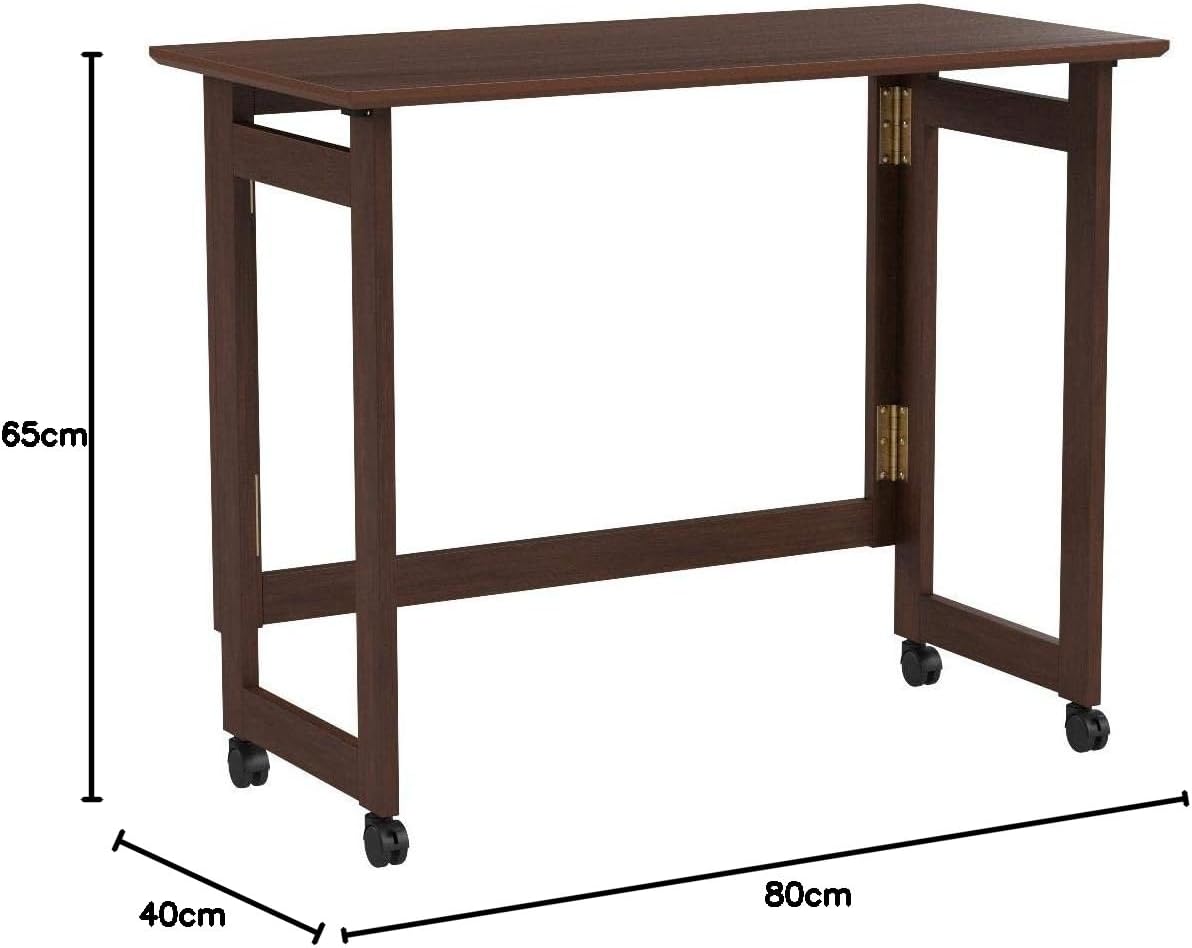 Hagihara VT-7811DBR Side Table Dark Brown 65 cm