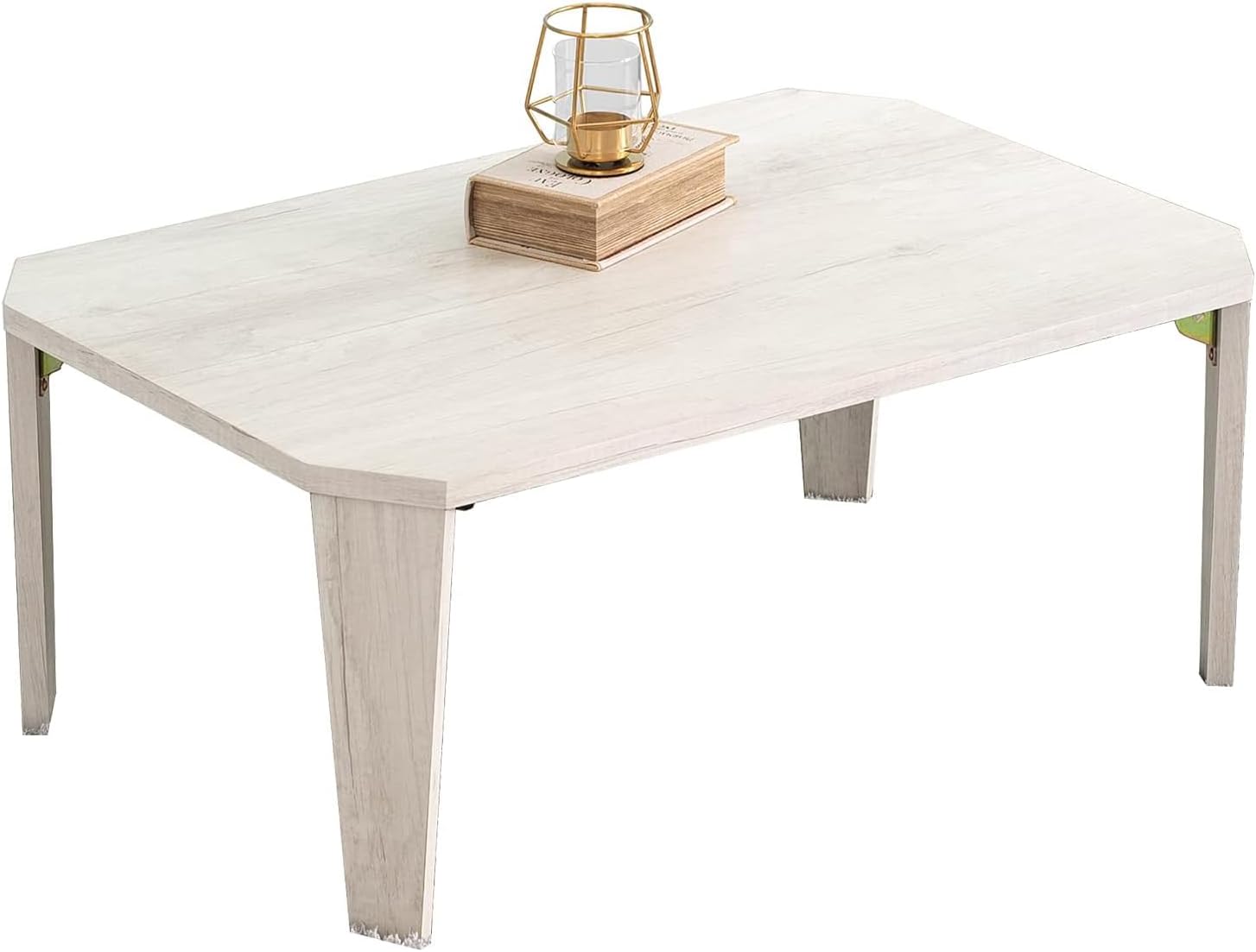 Hagihara MT-6860BR Foldable Low Table Brown 75×32 cm