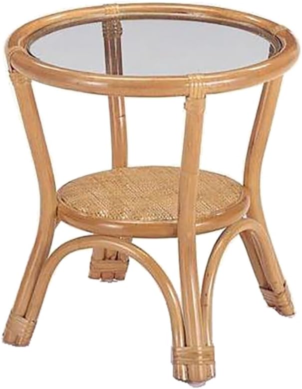 Rattan T31 Table with Glass Top 45mm