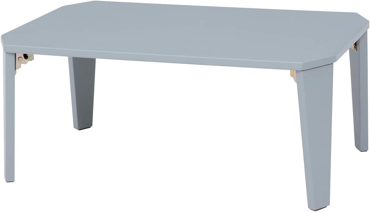 Hagiwara 7550CB Folding Low Table 75 cm Clear Black