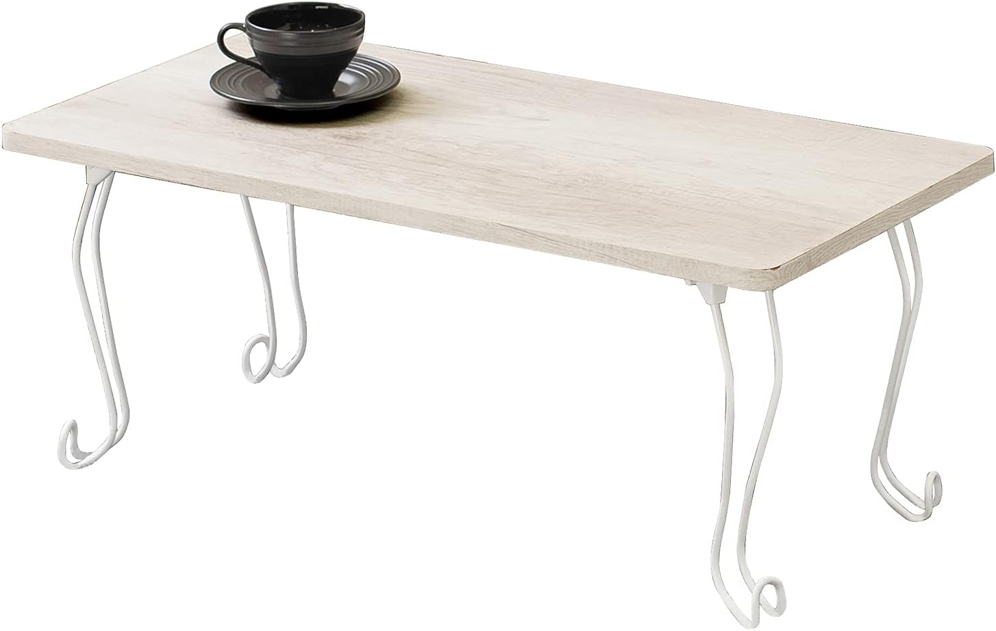 Hagihara MT-6862BR Foldable Low Table 80 cm Brown