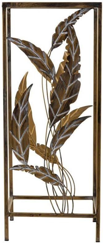 Mesa Esquinera De Metal Dorado