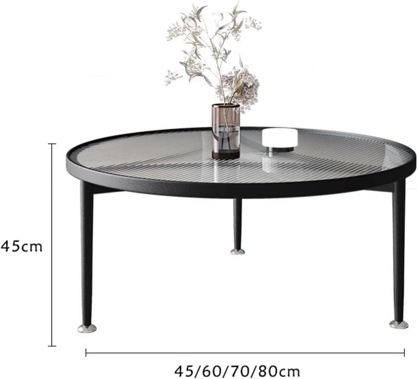 Minimalist Round Coffee Table 60x60x45cm