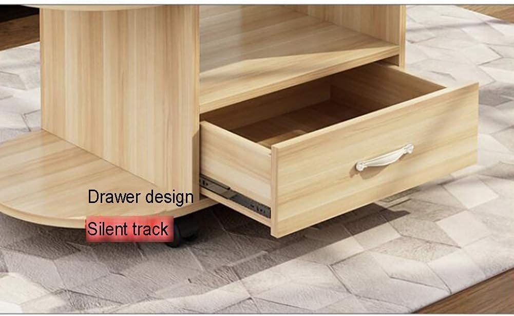 Oval Modern Coffee Table White/Black