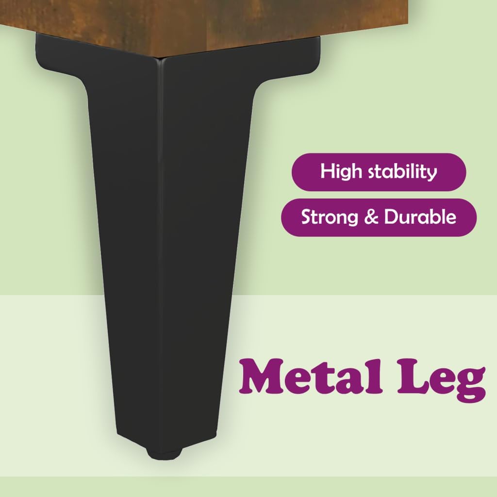 vidaXL Smoked Oak Coffee Table