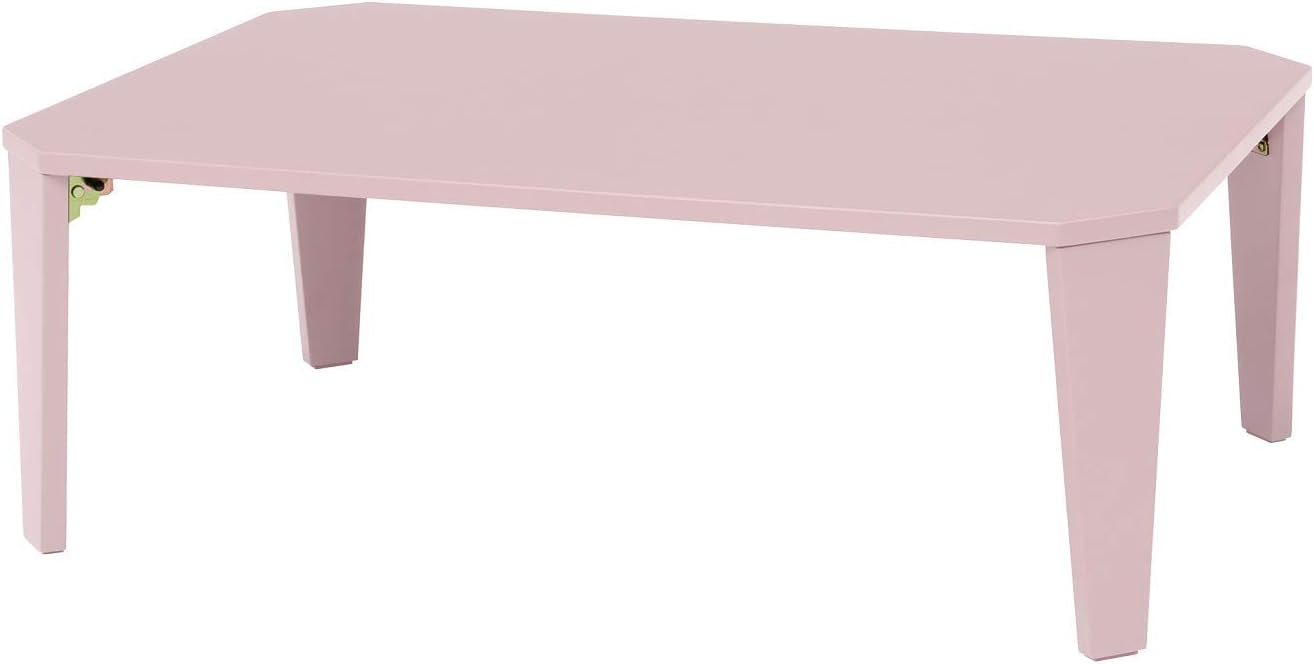 Hagiwara 7550CB Folding Low Table 75 cm Clear Black