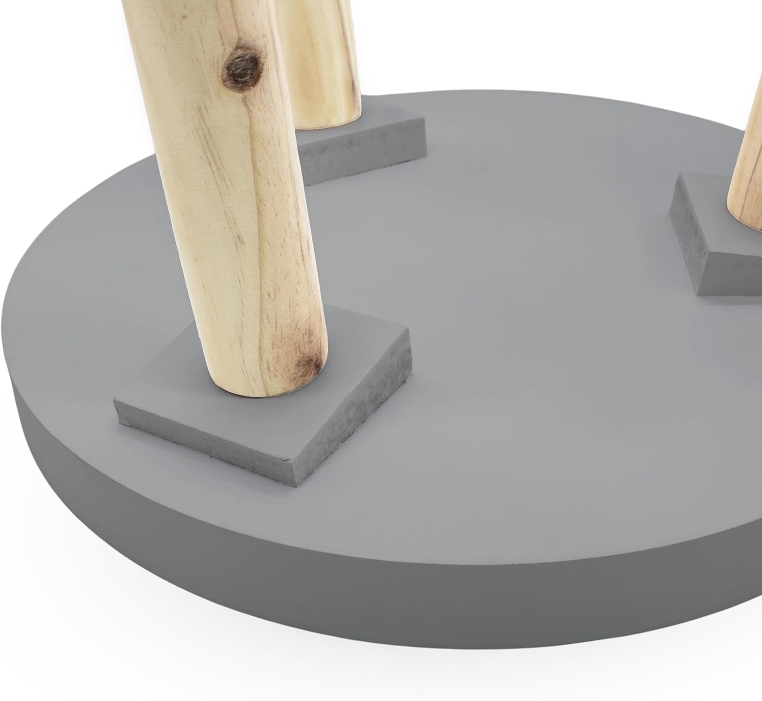 Decorative Wooden Side Table 36×30 cm Grey