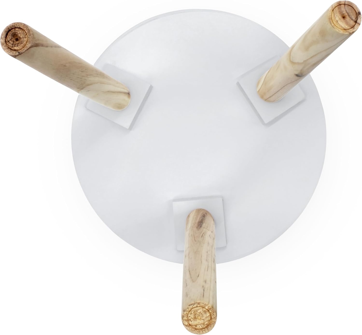 Decorative Wooden Side Table 36×30 cm Grey