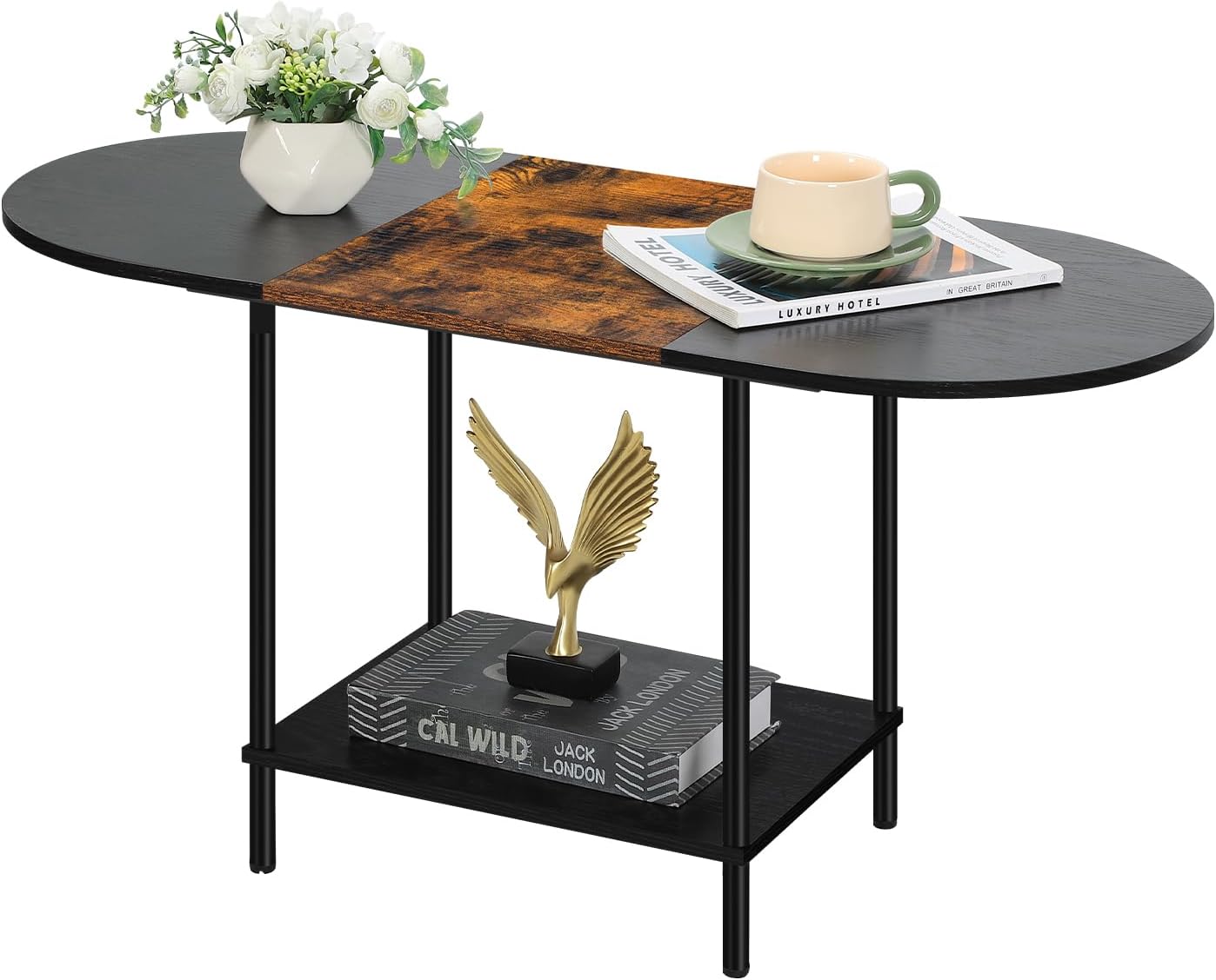 Nandae Modern Coffee Table 90×40×47 cm Black