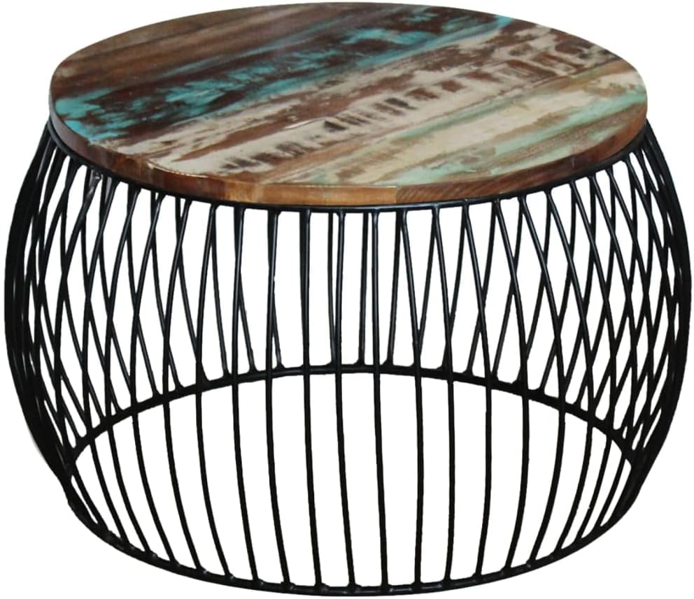 Round Acacia Wood Coffee Table Ø68 cm