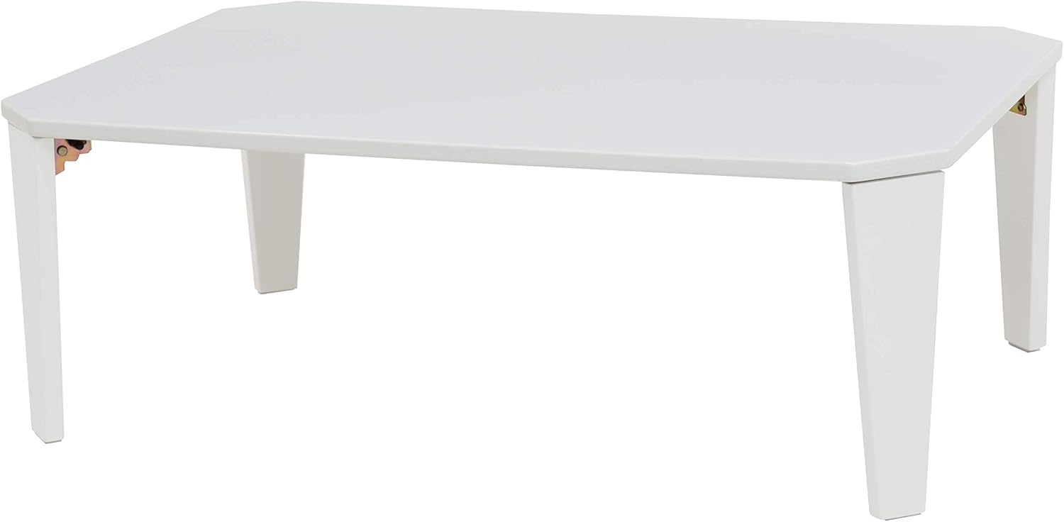 Hagiwara 7550CB Folding Low Table 75 cm Clear Black