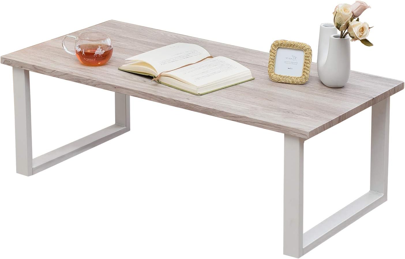 Hagihara LT-4394MWH Low Table 90×45×32 cm White
