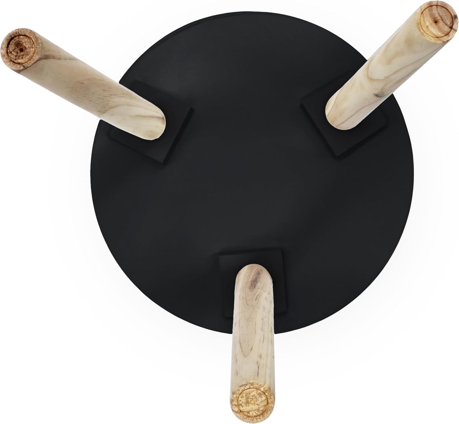 Decorative Wooden Side Table 36×30 cm Grey