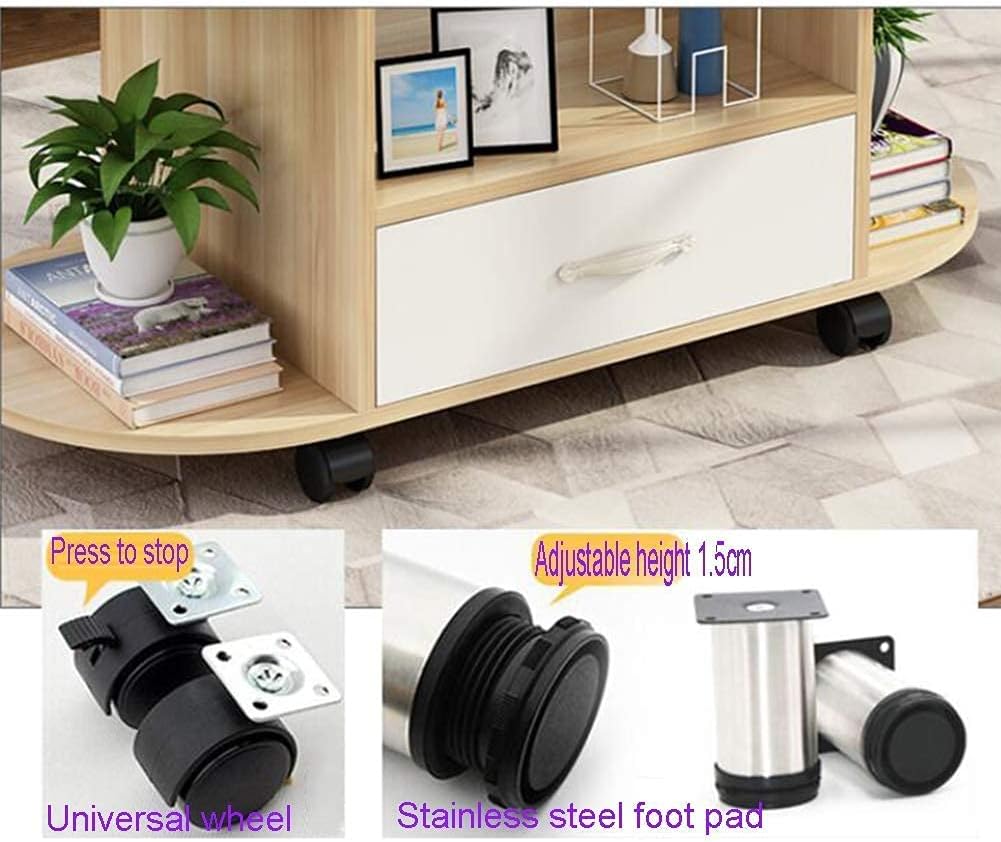 Oval Modern Coffee Table White/Black