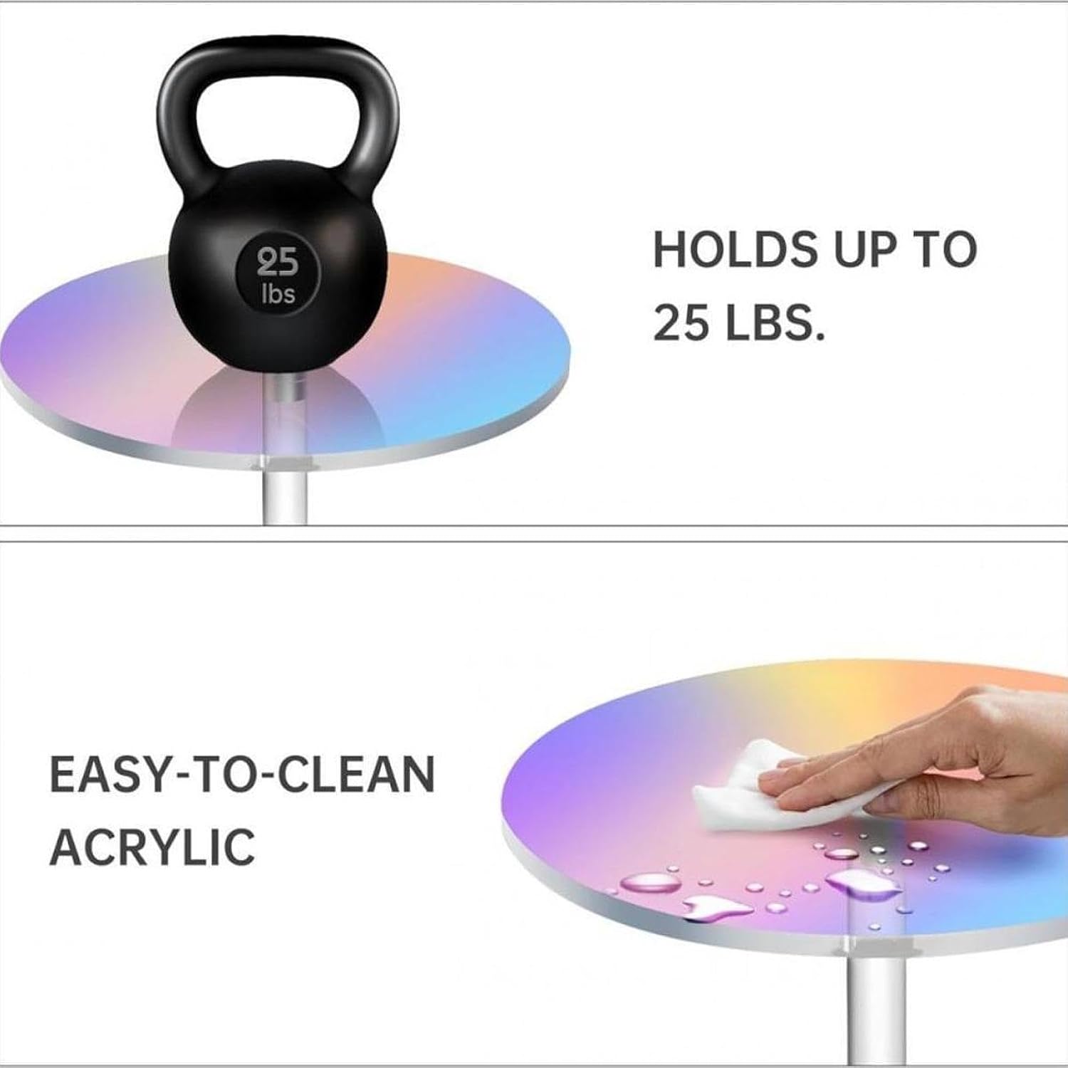 Besga Lightweight Modern Couch Table