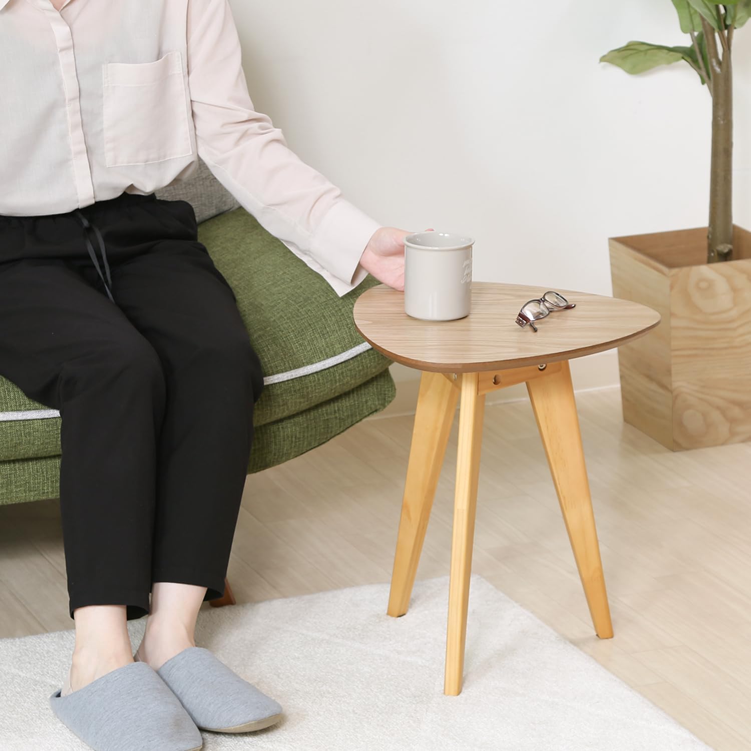 Fuji trade coffee table small natural height 44.5cm 31389