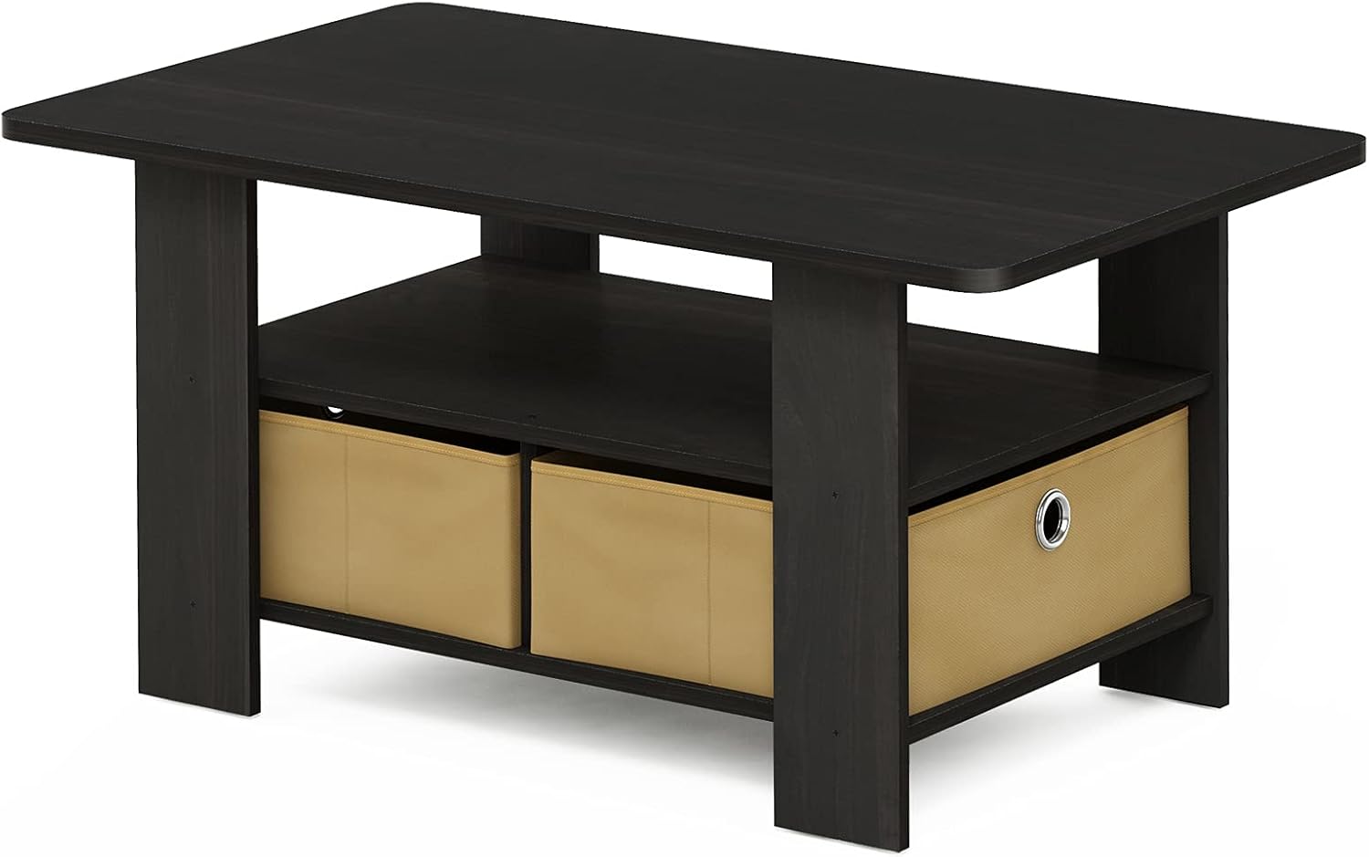 Furinno Andrey Coffee Table Grey/Black