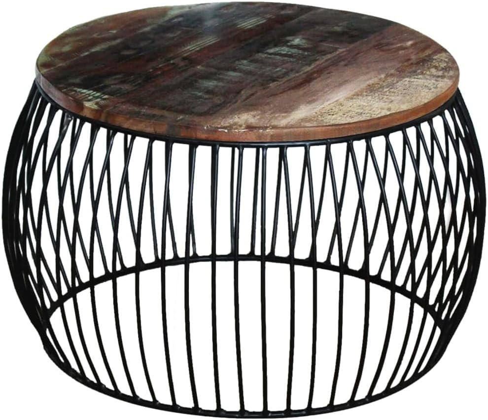 Round Acacia Wood Coffee Table Ø68 cm