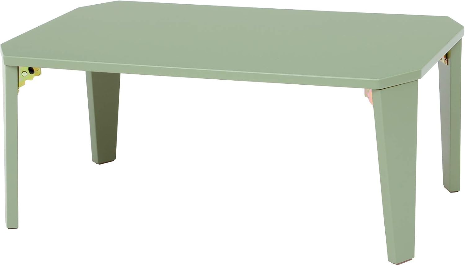 Hagiwara 7550CB Folding Low Table 75 cm Clear Black