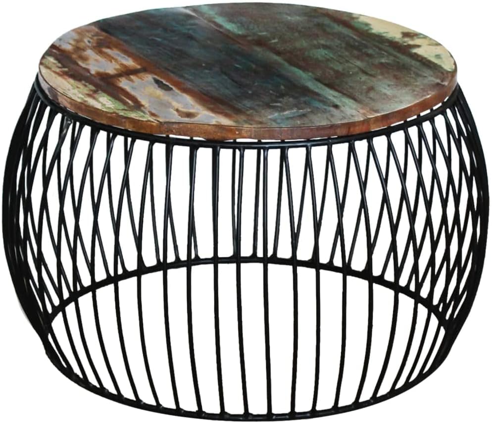 Round Acacia Wood Coffee Table Ø68 cm