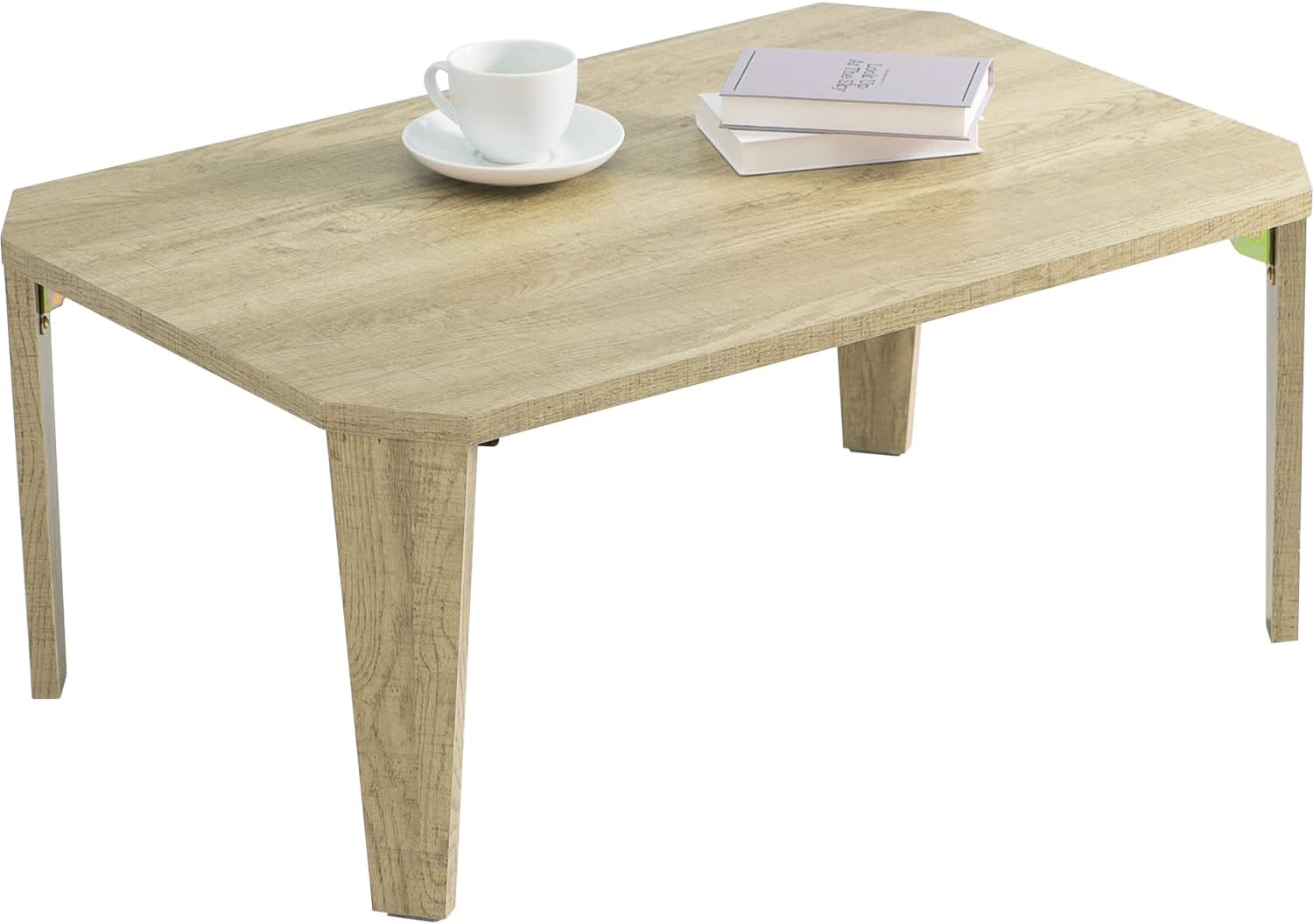 Hagihara MT-6860BR Foldable Low Table Brown 75×32 cm