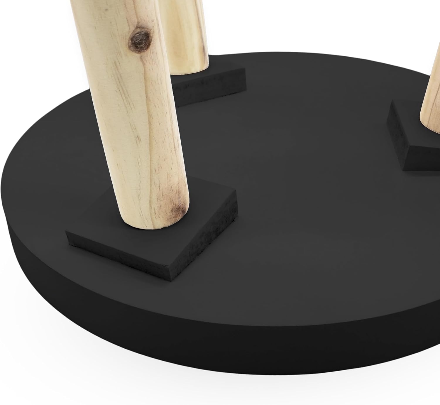 Decorative Wooden Side Table 36×30 cm Grey