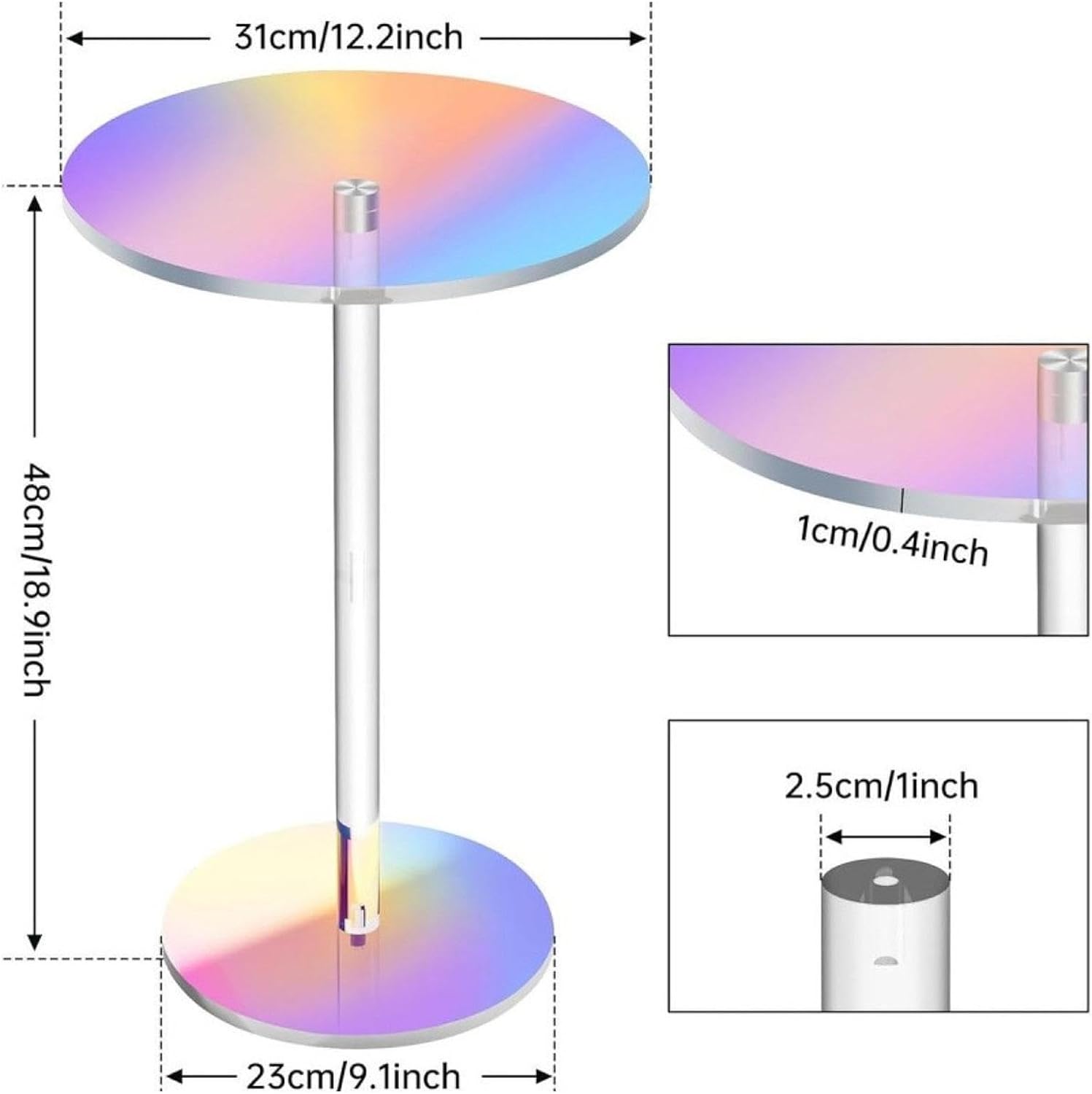 Besga Lightweight Modern Couch Table