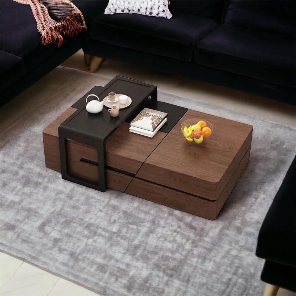 Marco White Coffee Table with Storage 130cm
