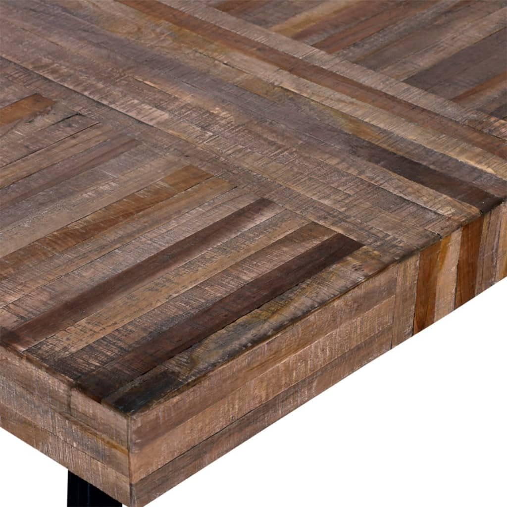 Reclaimed Teak Wood Square Coffee Table