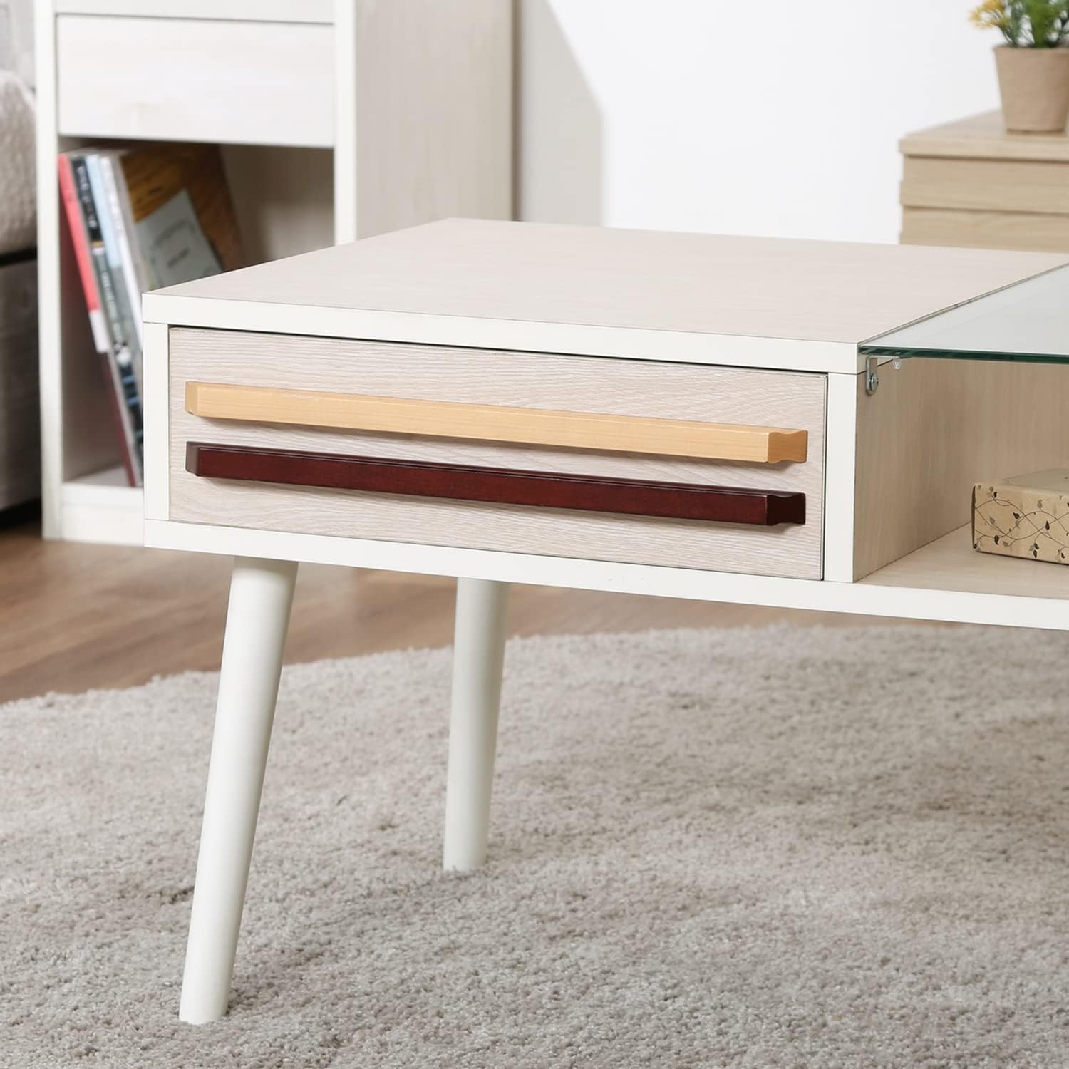 Fuji trade living room table Oslo HH-8040PG WHW 10033