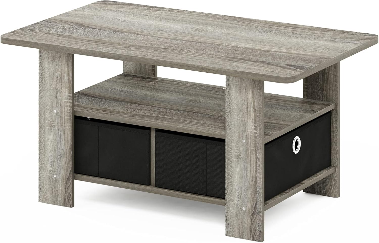 Furinno Andrey Coffee Table Grey/Black