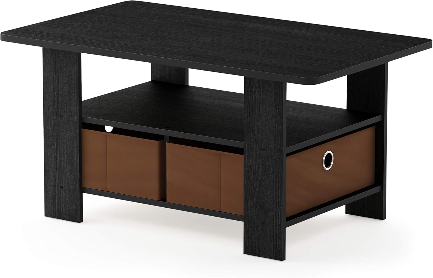 Furinno Andrey Coffee Table, White/Black