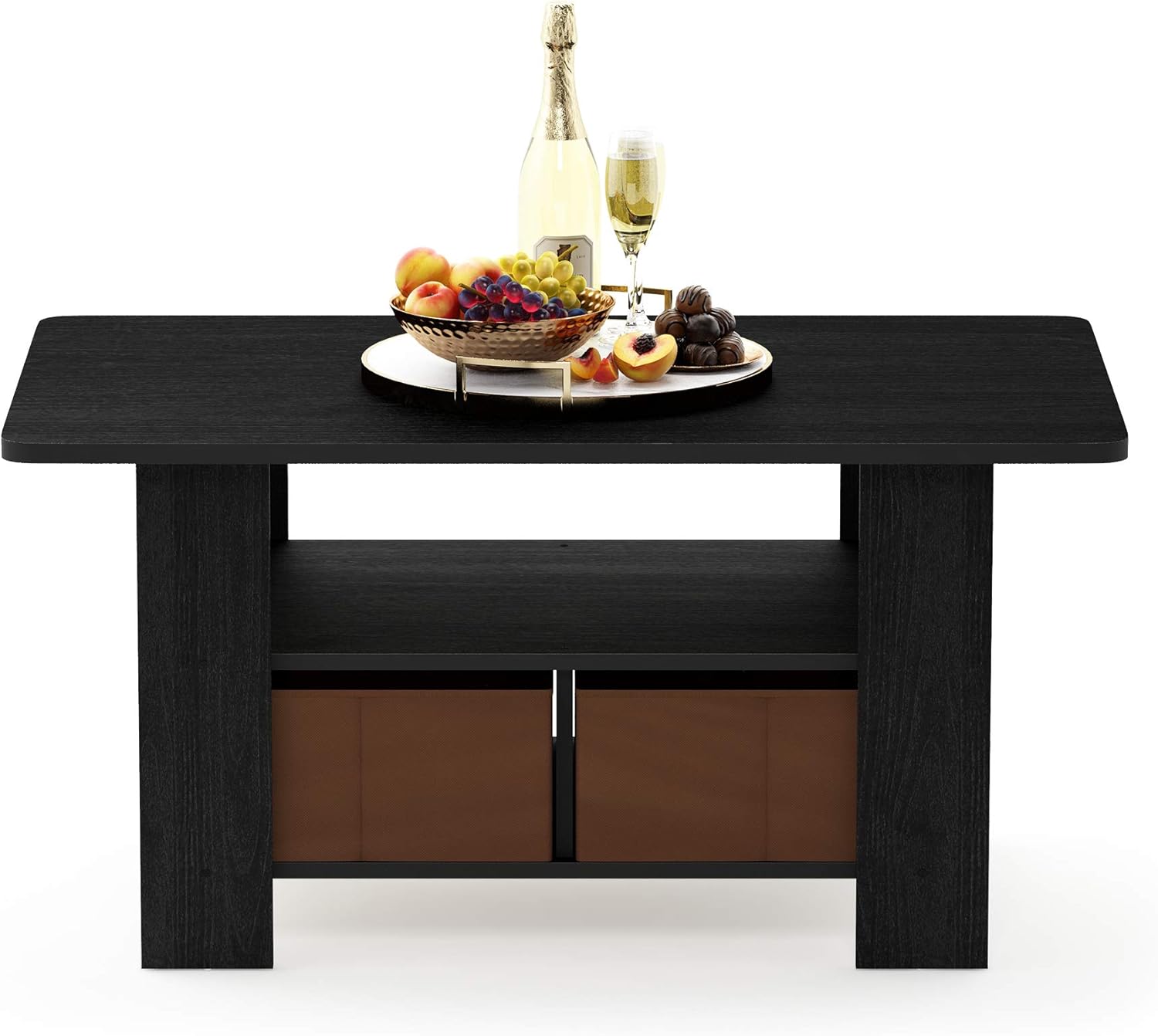 Furinno Andrey Coffee Table, White/Black