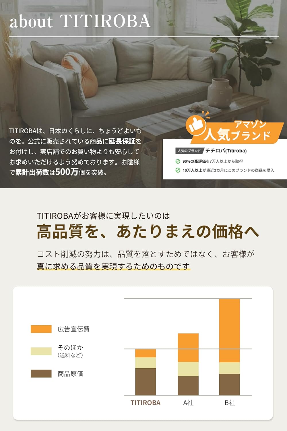 TITIROBA Folding Low Table White 70×35 cm