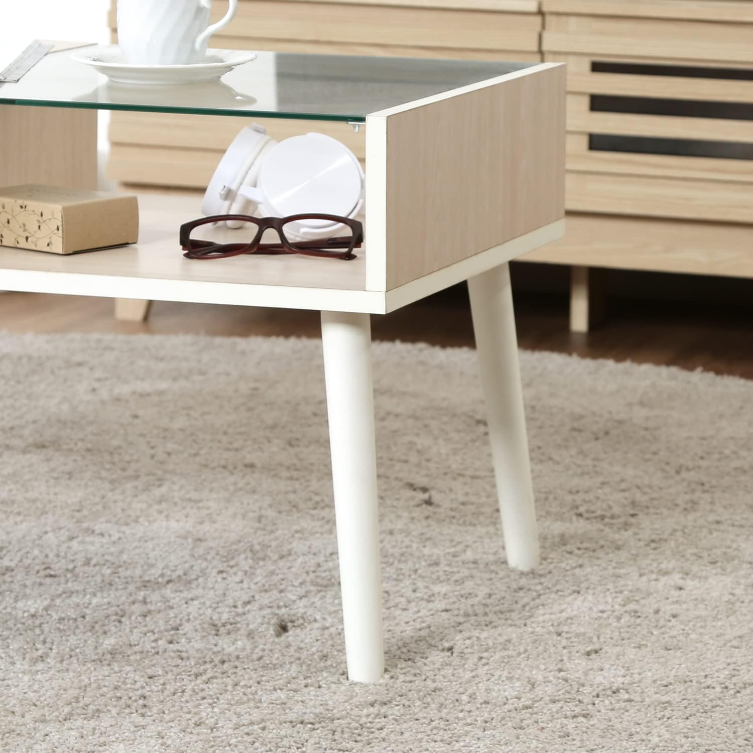 Fuji trade living room table Oslo HH-8040PG WHW 10033