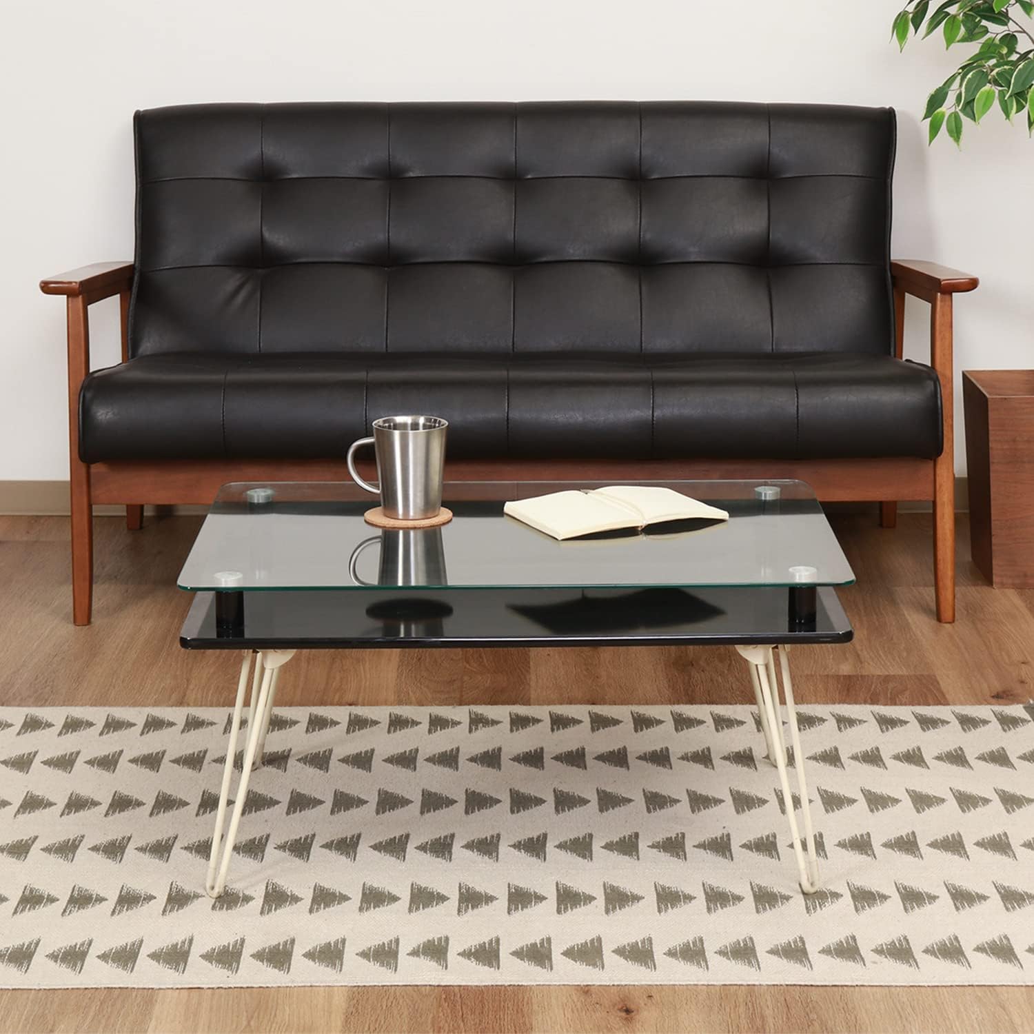 Fuji Boeki 28603 Foldable Mini Table 64.5×40×26.5 cm