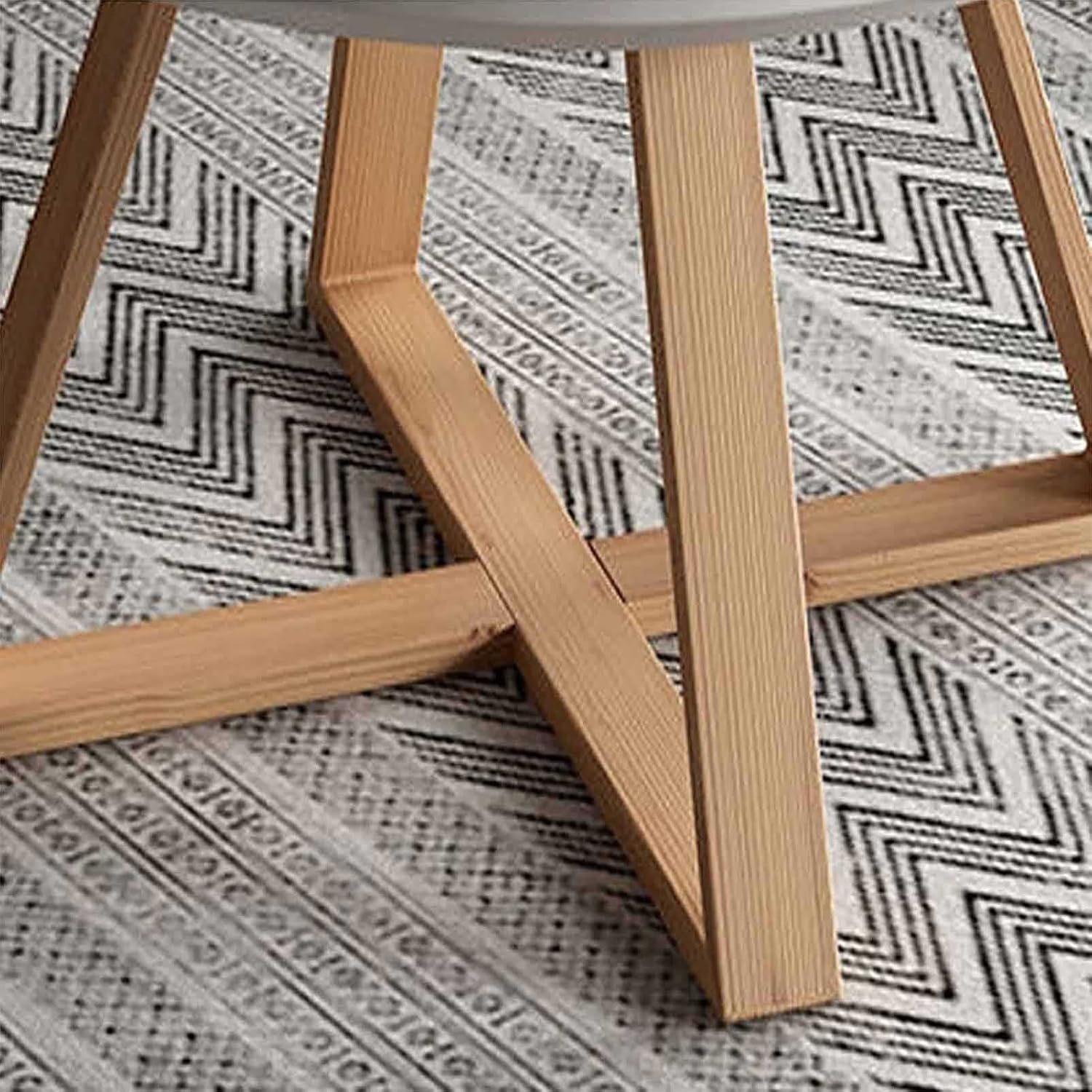 Round Yellow Coffee Table 70cm