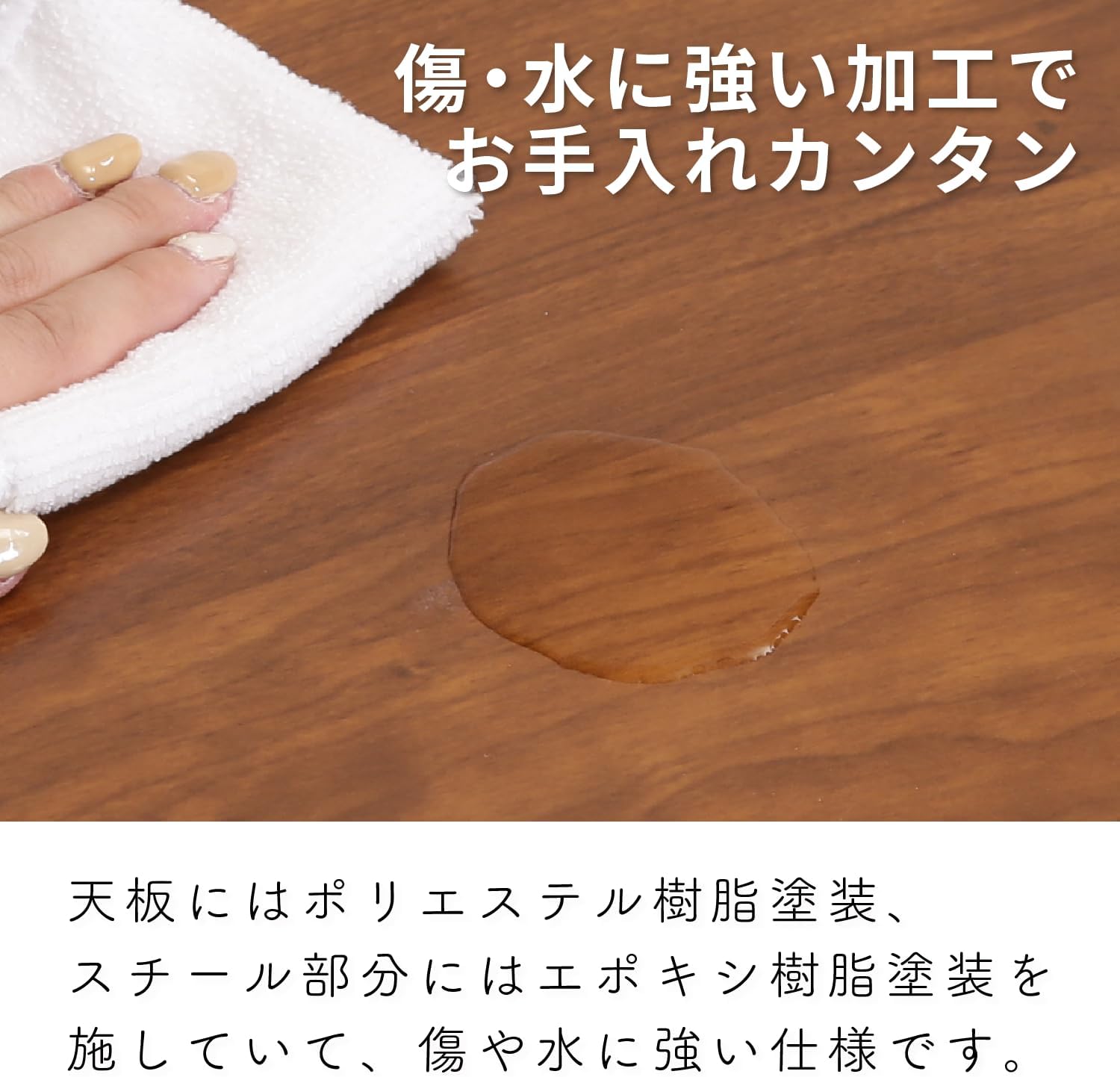 Fuji Boeki 28603 Foldable Mini Table 64.5×40×26.5 cm