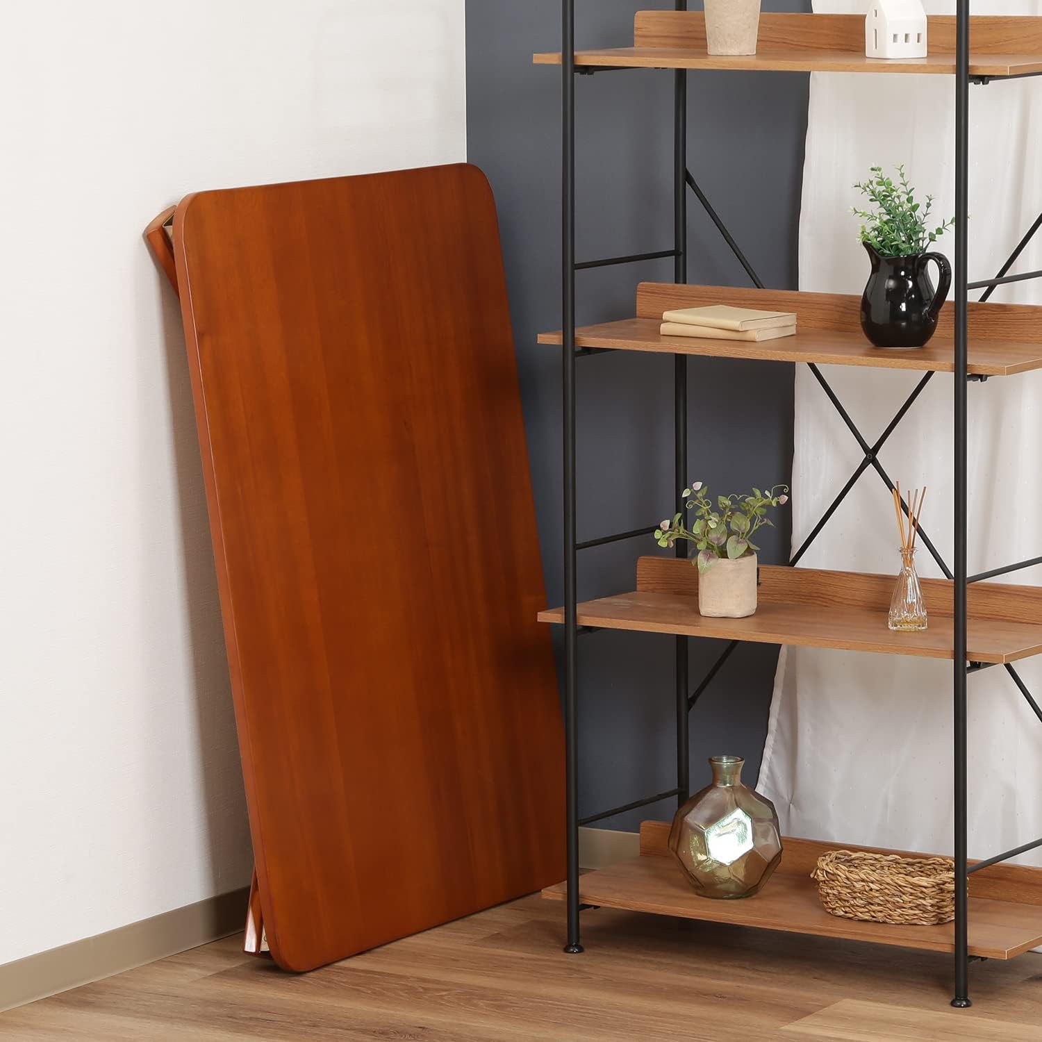 Fuji Boeki 28603 Foldable Mini Table 64.5×40×26.5 cm