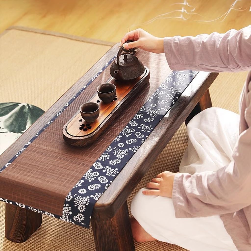 Japanese Low Wooden Tatami Tea Table