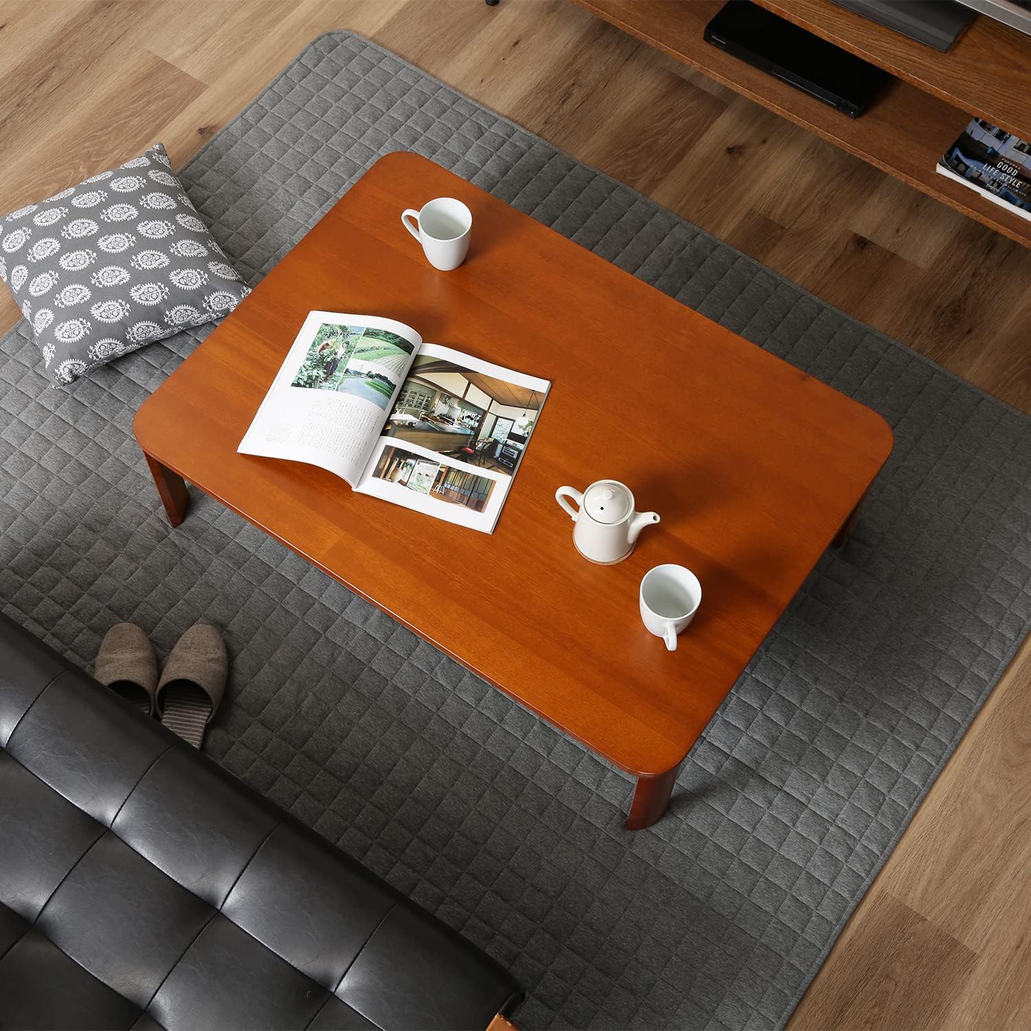 Fuji Boeki 28603 Foldable Mini Table 64.5×40×26.5 cm